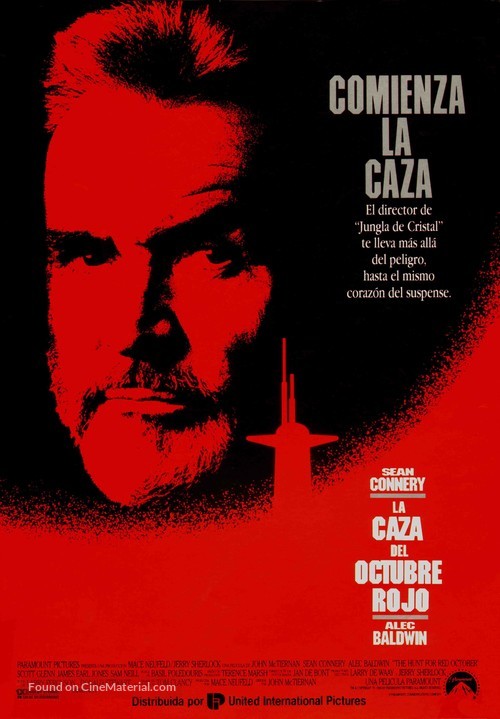 The Hunt for Red October - Spanish Movie Poster
