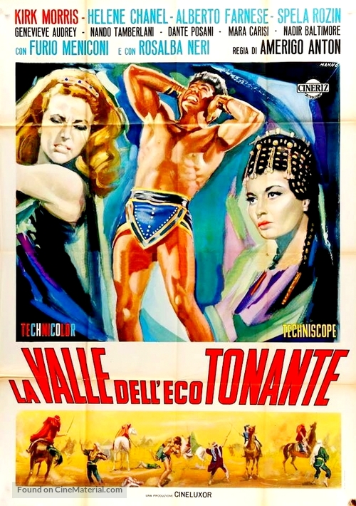 La valle dell&#039;eco tonante - Italian Movie Poster