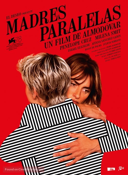 Madres paralelas - French Movie Poster