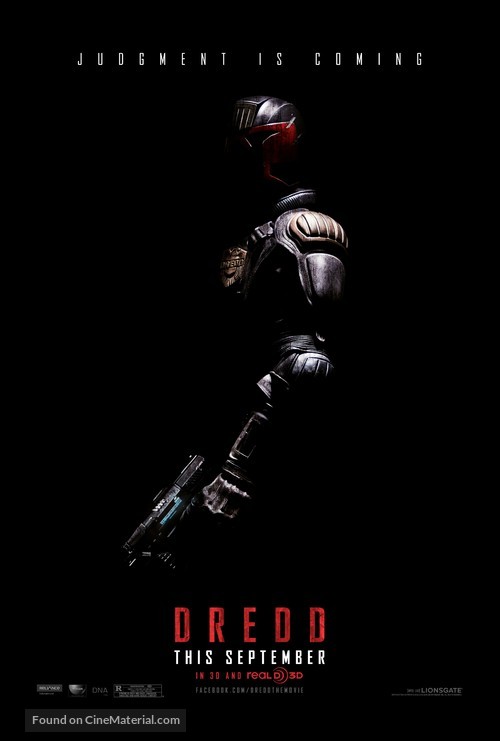 Dredd - Teaser movie poster