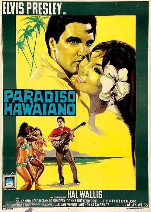 Paradise, Hawaiian Style - Italian Movie Poster