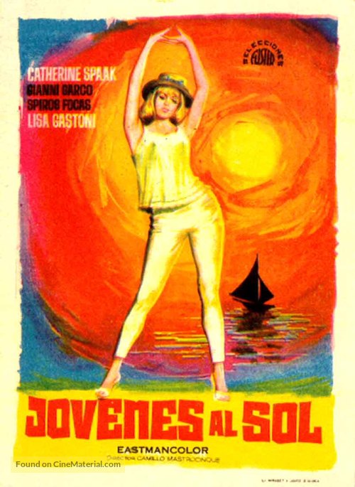 Diciottenni al sole - Spanish Movie Poster