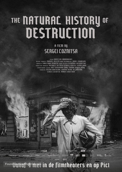 The Natural History of Destruction - Dutch Movie Poster