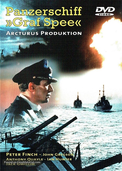 The Battle of the River Plate - German DVD movie cover