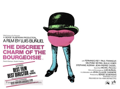 Le charme discret de la bourgeoisie - British Movie Poster