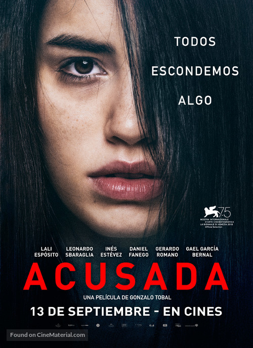 Acusada - Argentinian Movie Poster