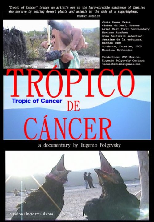Tropico de cancer - Movie Poster