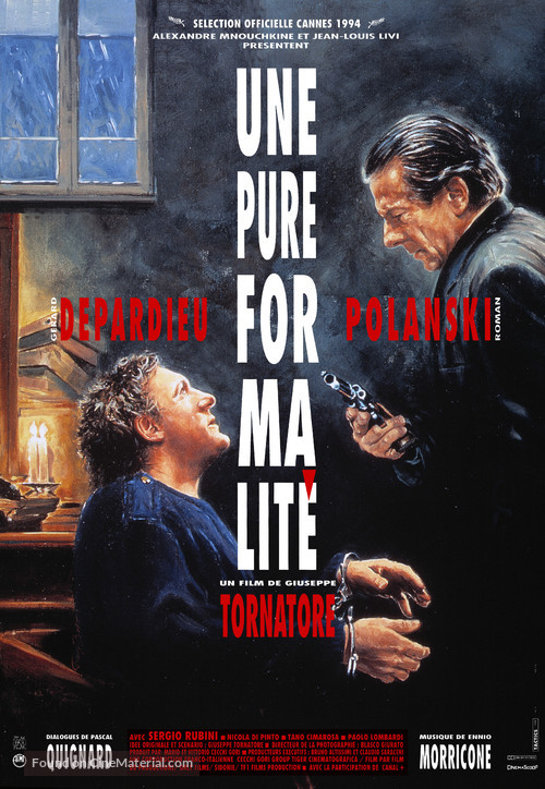 Pura formalit&agrave;, Una - French Movie Poster