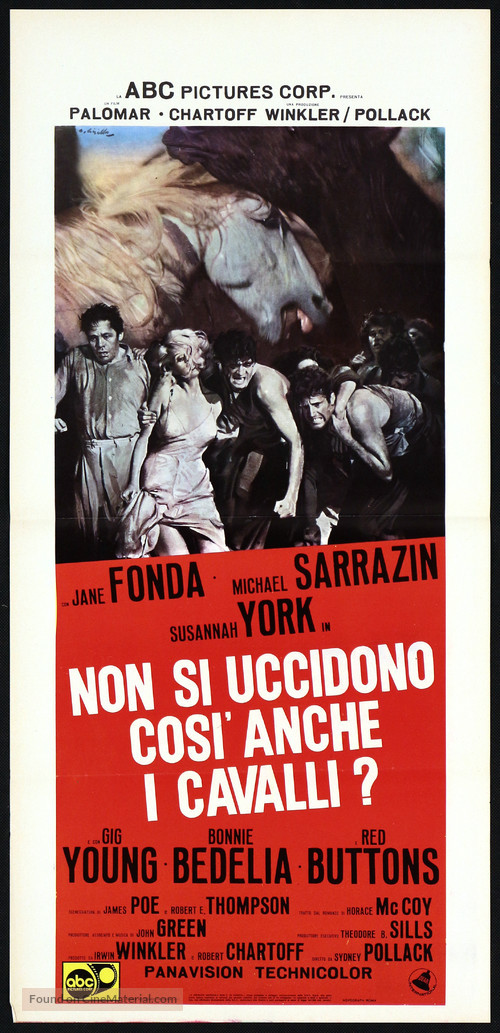 They Shoot Horses, Don&#039;t They? - Italian Movie Poster