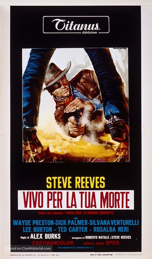Vivo per la tua morte - Italian Movie Poster