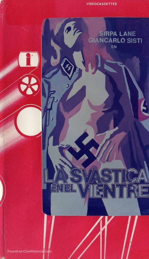 La svastica nel ventre - Italian VHS movie cover