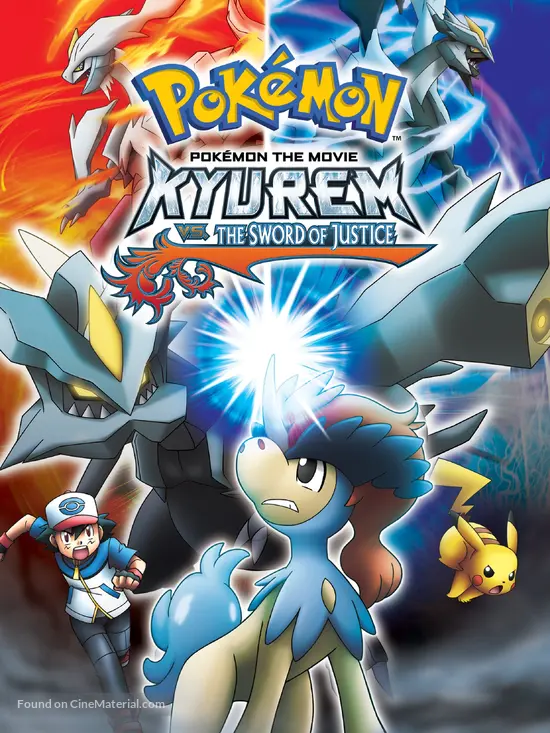 Pok&eacute;mon the Movie: Kyurem vs. the Sword of Justice - Video on demand movie cover