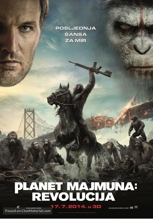 Dawn of the Planet of the Apes - Croatian Movie Poster