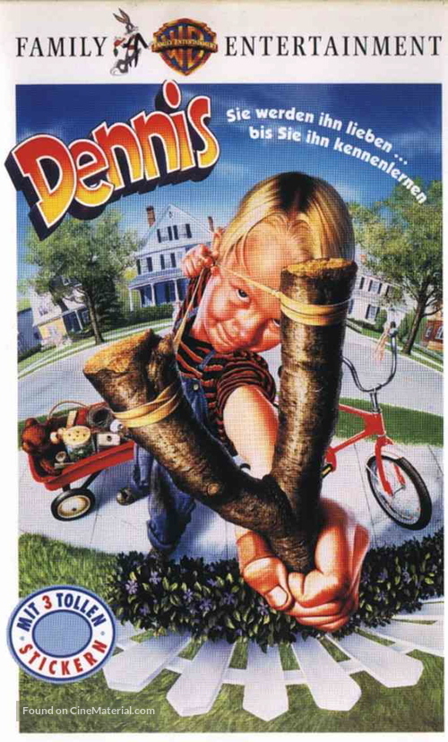 Dennis the Menace - German VHS movie cover