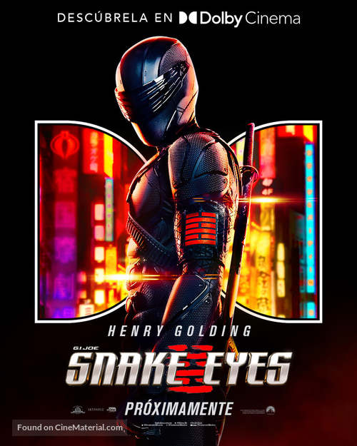 Snake Eyes: G.I. Joe Origins - Mexican Movie Poster