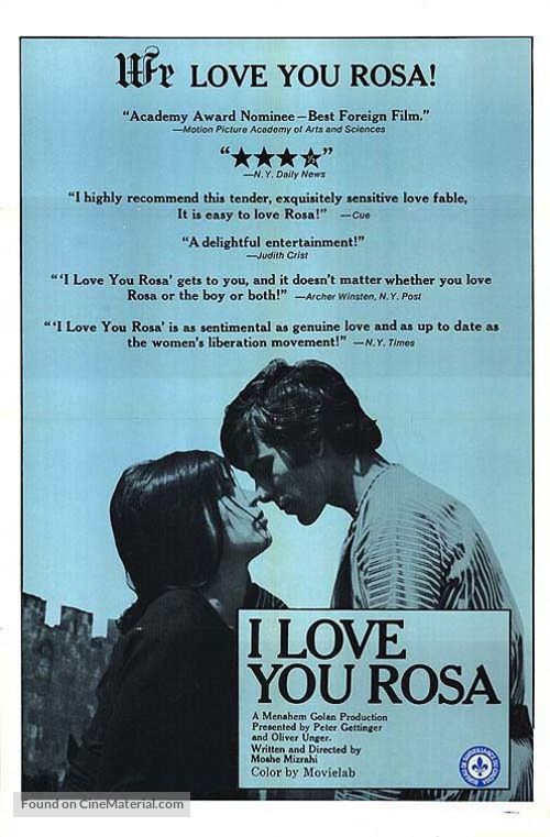 Ani Ohev Otach Rosa - Movie Poster