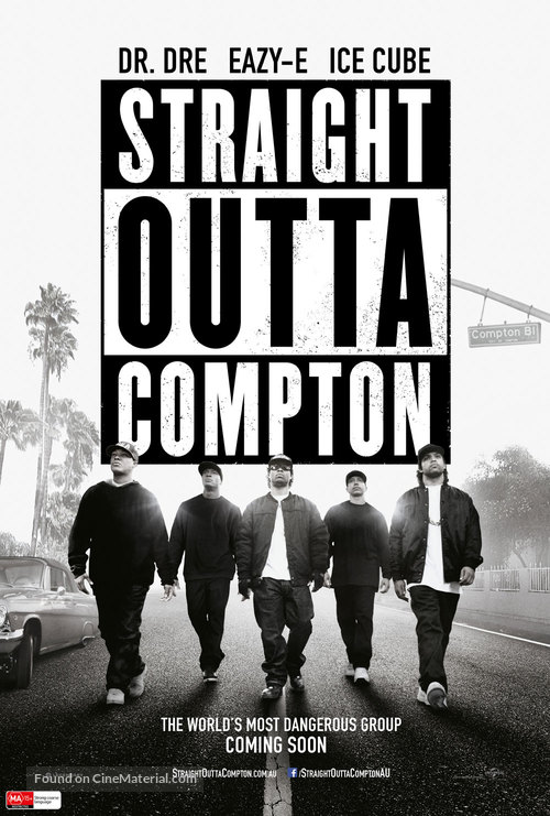 Straight Outta Compton - Australian Movie Poster