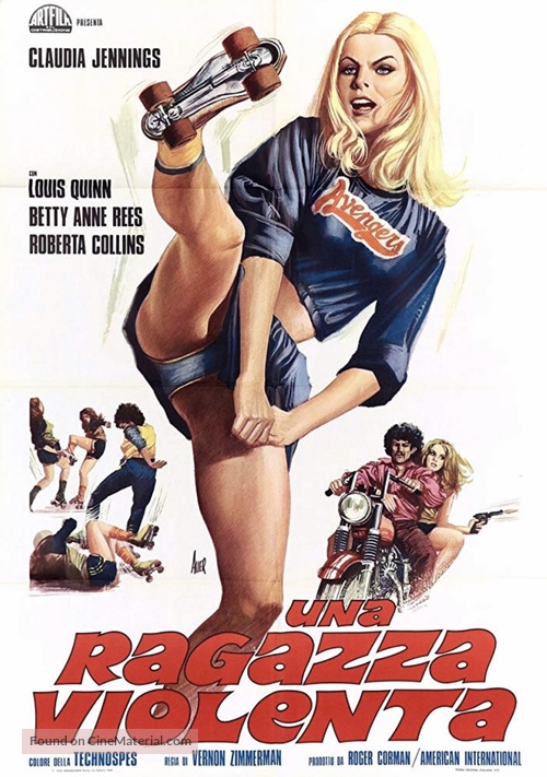 Unholy Rollers - Italian Movie Poster