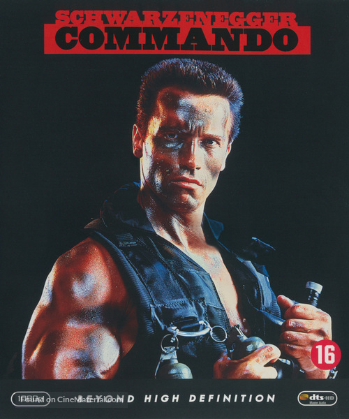 Commando - Dutch Blu-Ray movie cover