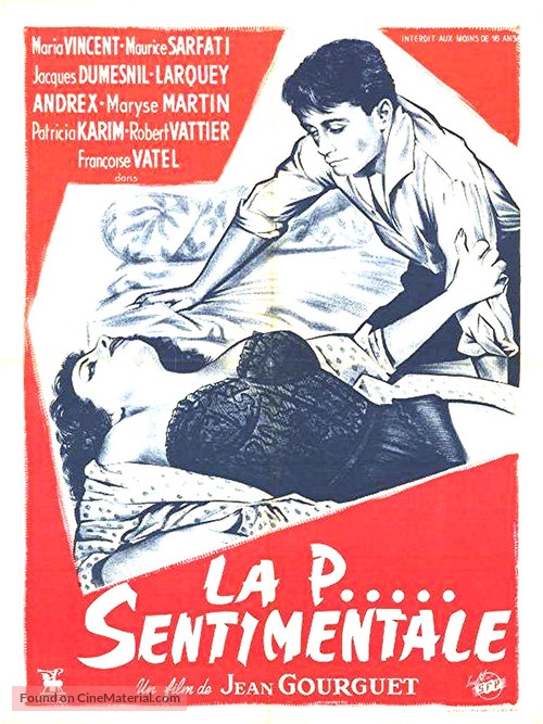 La p... sentimentale - French Movie Poster