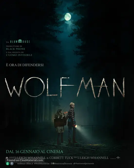 Wolf Man - Italian Movie Poster