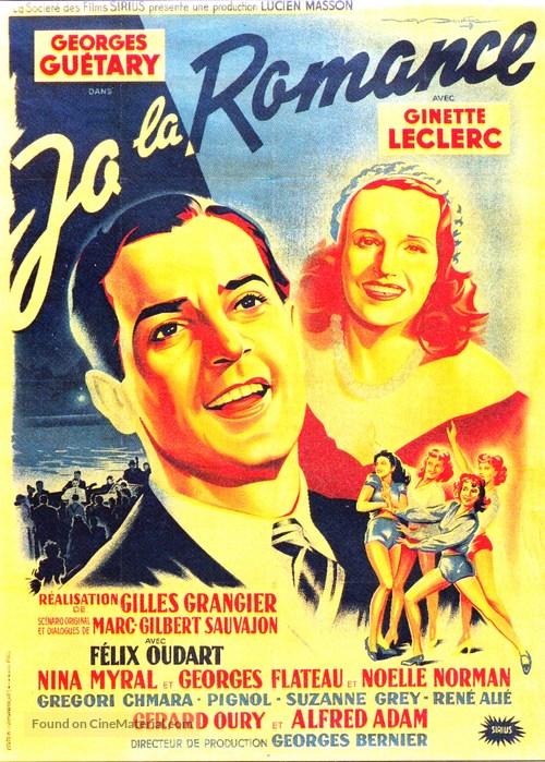 Jo la Romance - French Movie Poster