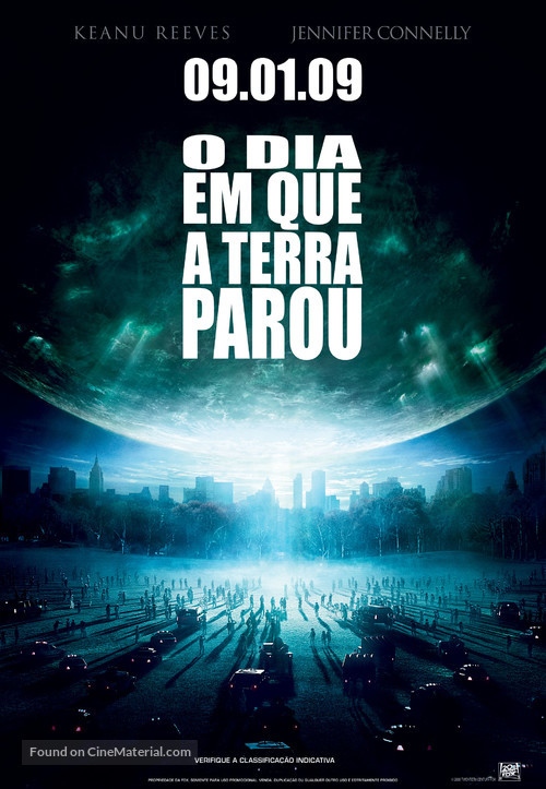 The Day the Earth Stood Still - Brazilian Movie Poster