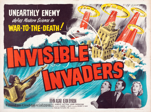 Invisible Invaders - British Movie Poster