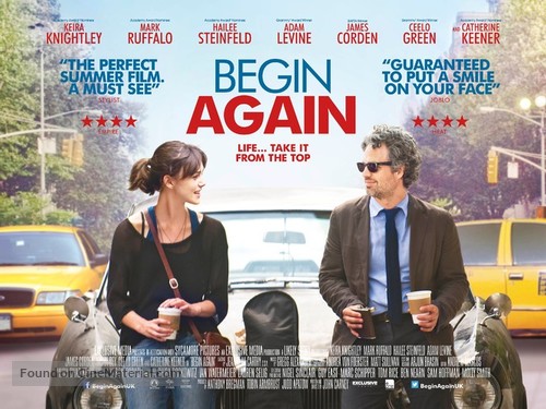 Begin Again - British Movie Poster