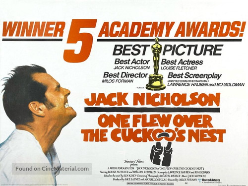 One Flew Over the Cuckoo&#039;s Nest - British Movie Poster