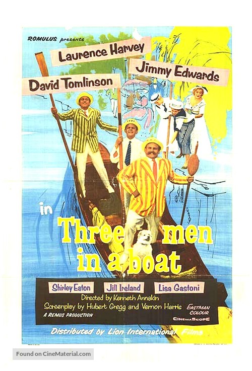 Three Men in a Boat - British Movie Poster