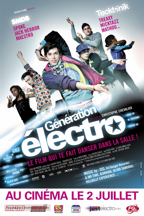 G&eacute;n&eacute;ration Electro - French Movie Poster