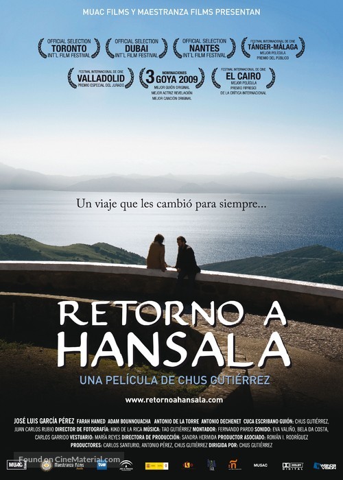 Retorno a Hansala - Spanish Movie Poster