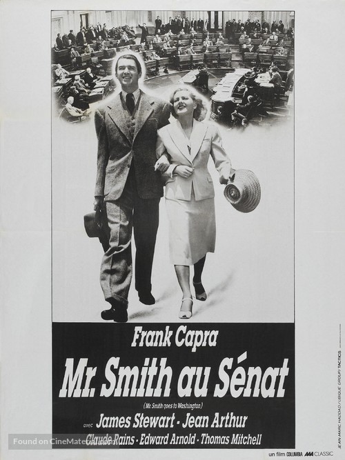 Mr. Smith Goes to Washington - French Re-release movie poster