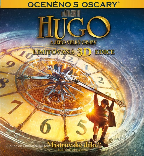 Hugo - Czech Blu-Ray movie cover