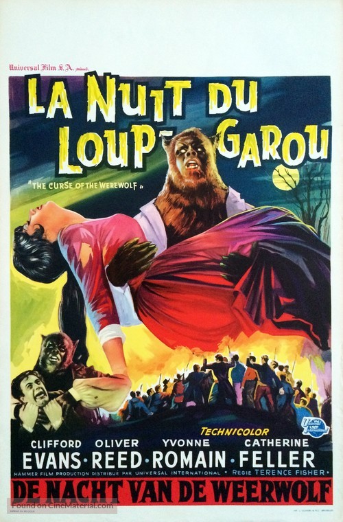 The Curse of the Werewolf - Belgian Movie Poster