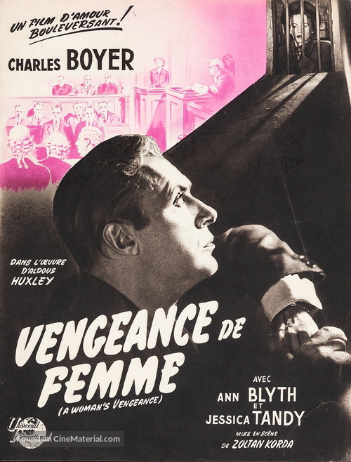A Woman&#039;s Vengeance - French poster