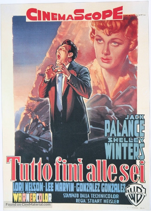 I Died a Thousand Times - Italian Theatrical movie poster