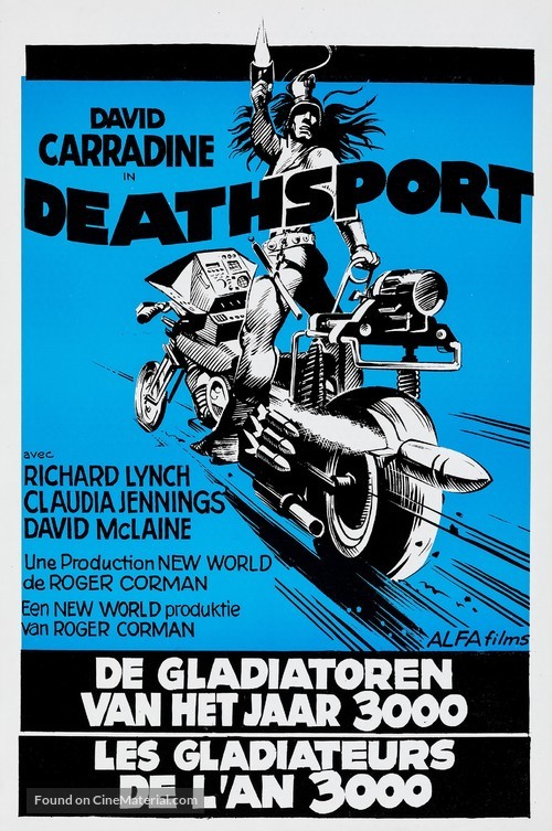 Deathsport - Belgian Movie Poster