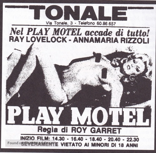 Play Motel - Italian poster