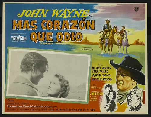 The Searchers - Mexican poster