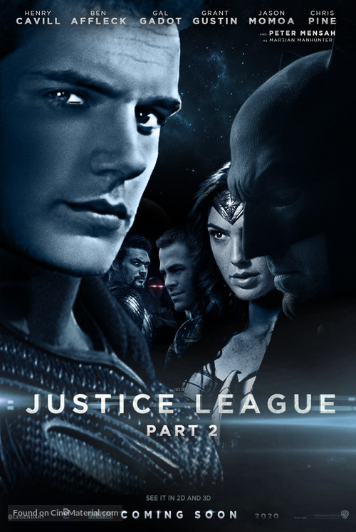 Justice League Part Two 2021 Movie Poster 
