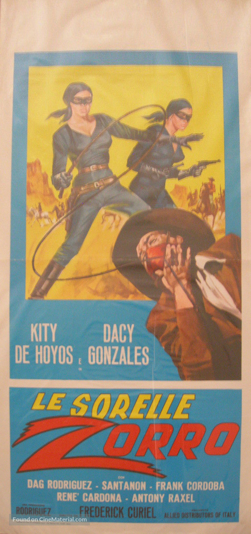 Las hijas del Zorro - Italian Movie Poster