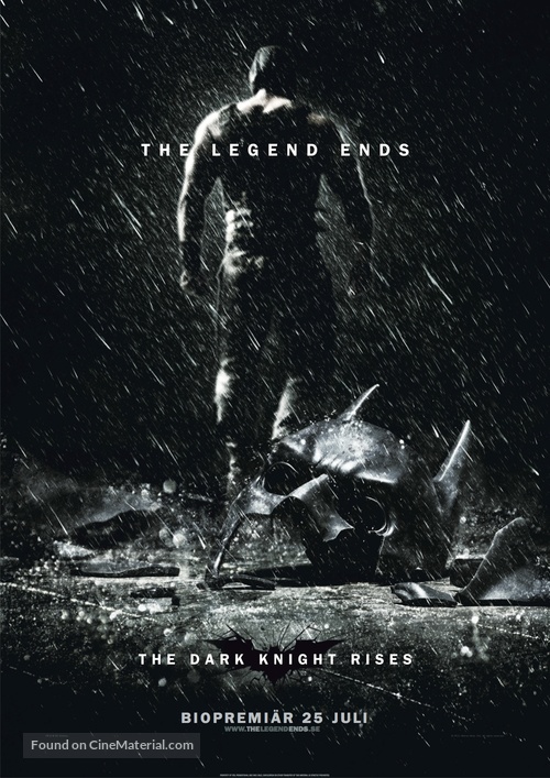 The Dark Knight Rises - Swedish Movie Poster