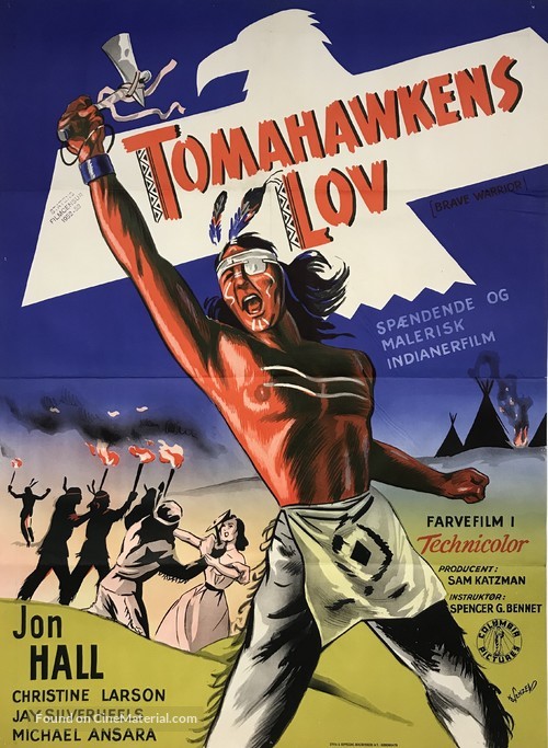 Brave Warrior - Danish Movie Poster