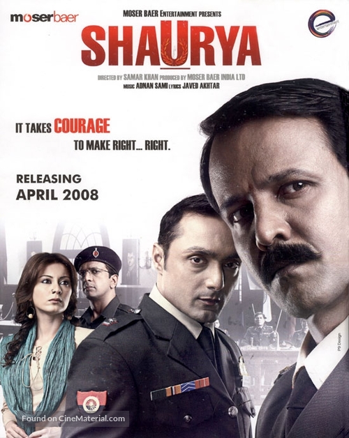 Shaurya - Indian poster