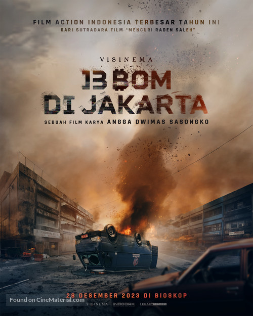 13 Bom di Jakarta - Indonesian Movie Poster