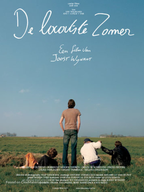 De laatste zomer - Belgian Movie Poster