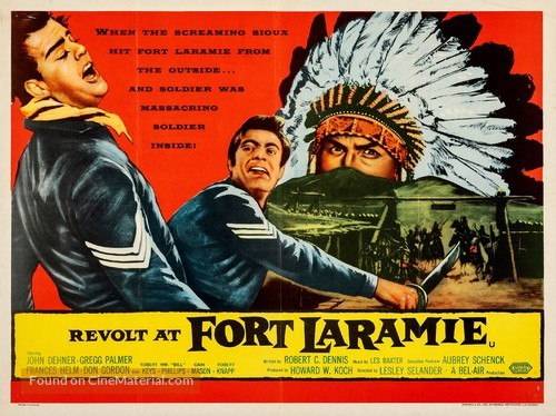 Revolt at Fort Laramie - British Movie Poster