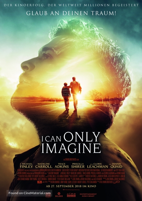 I Can Only Imagine - German Movie Poster